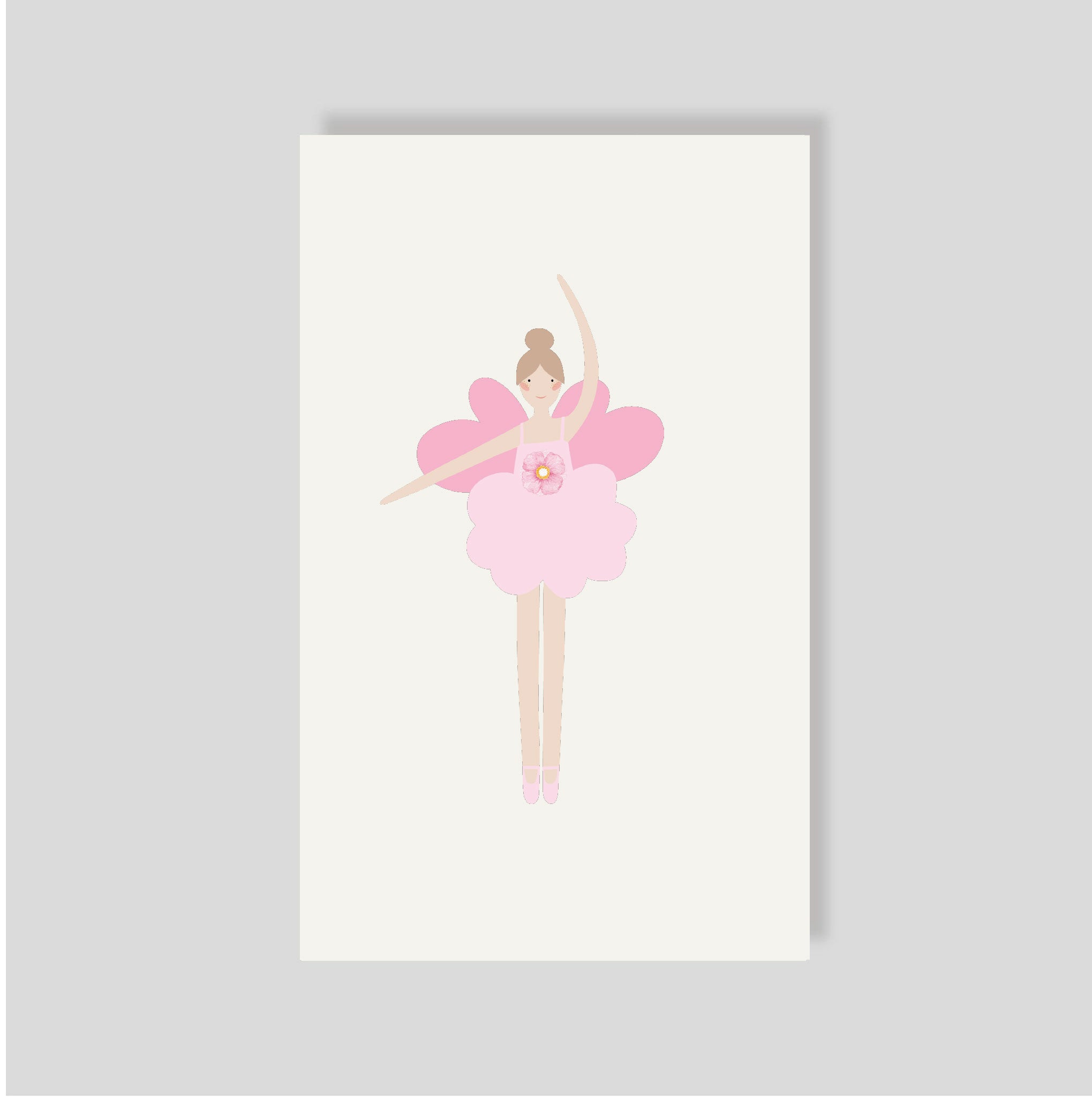 TARJETA PERSONAL BAILARINA x1