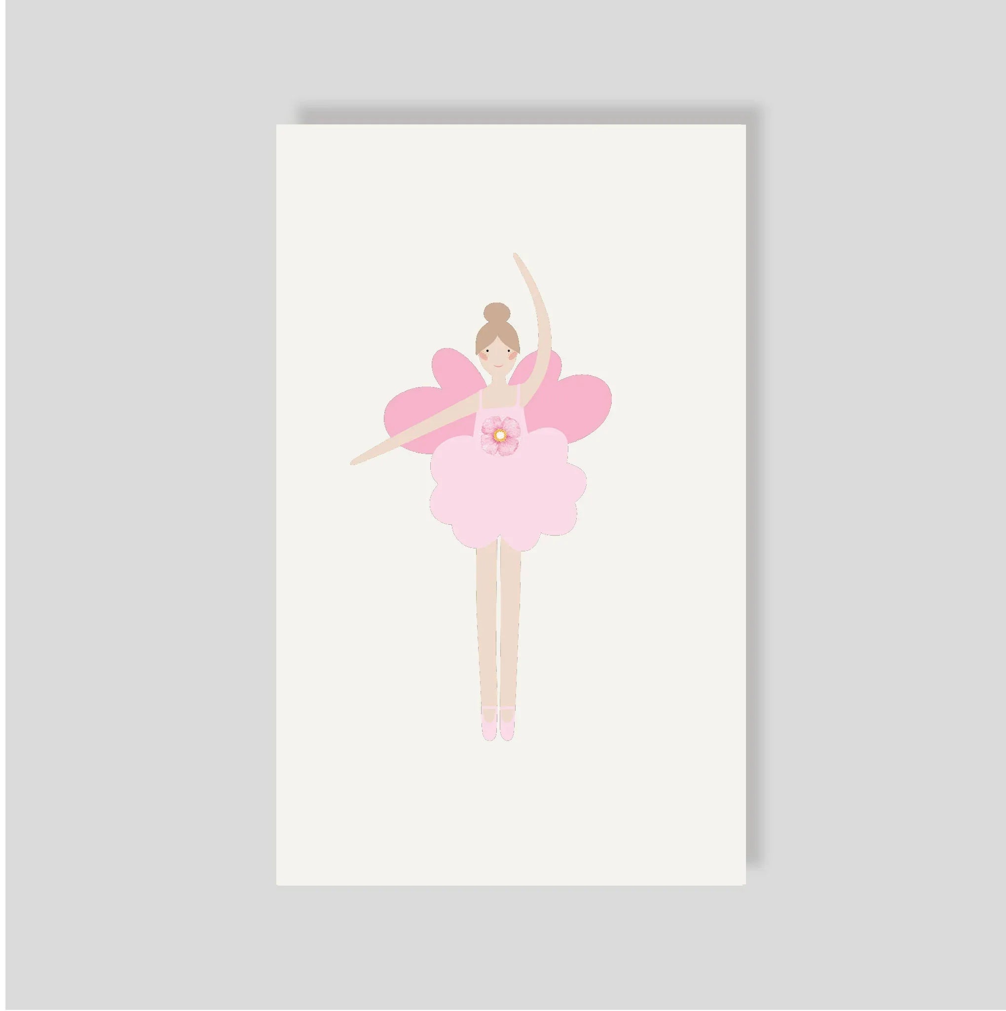 TARJETA PERSONAL BAILARINA x1
