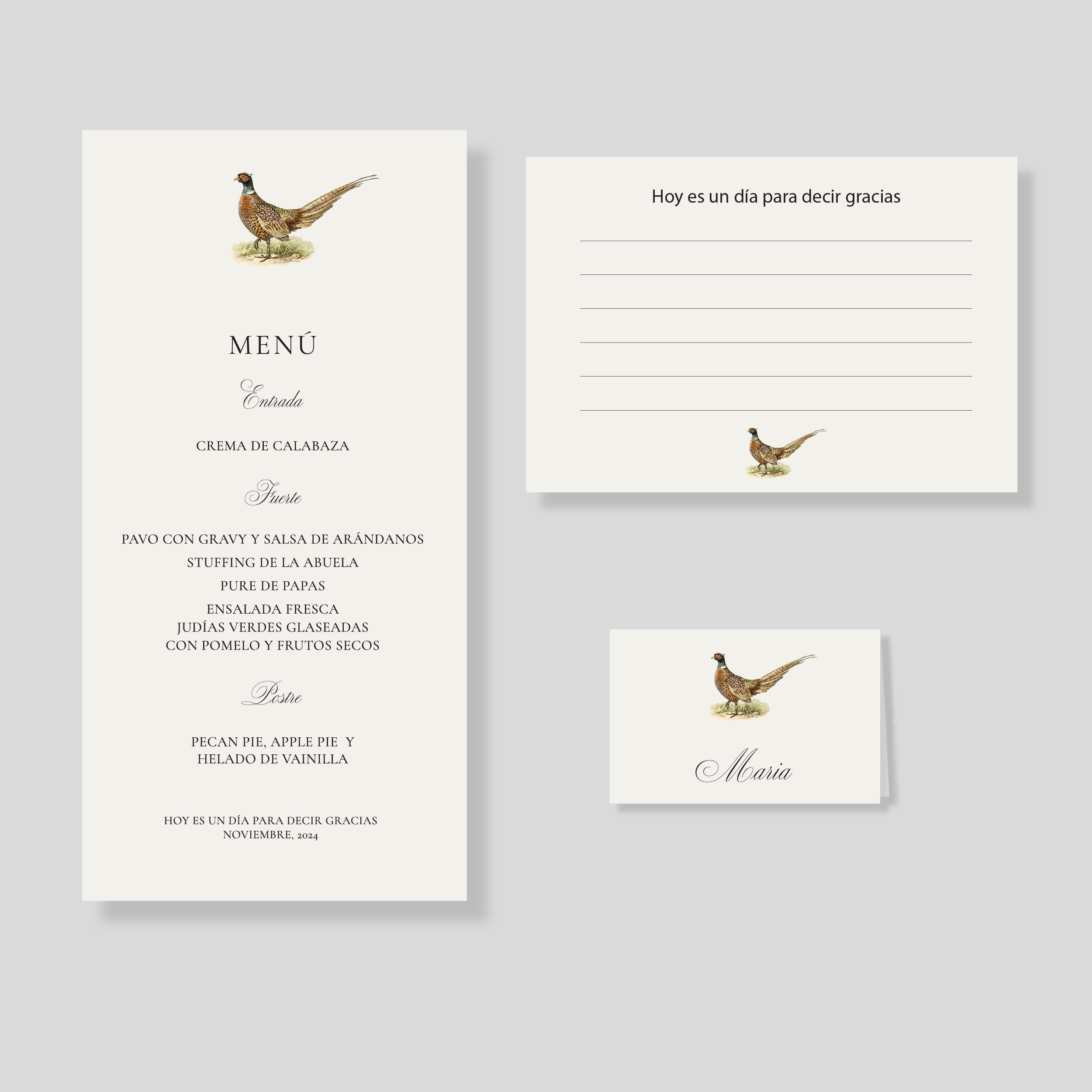 KIT Faisan THANKSGIVING