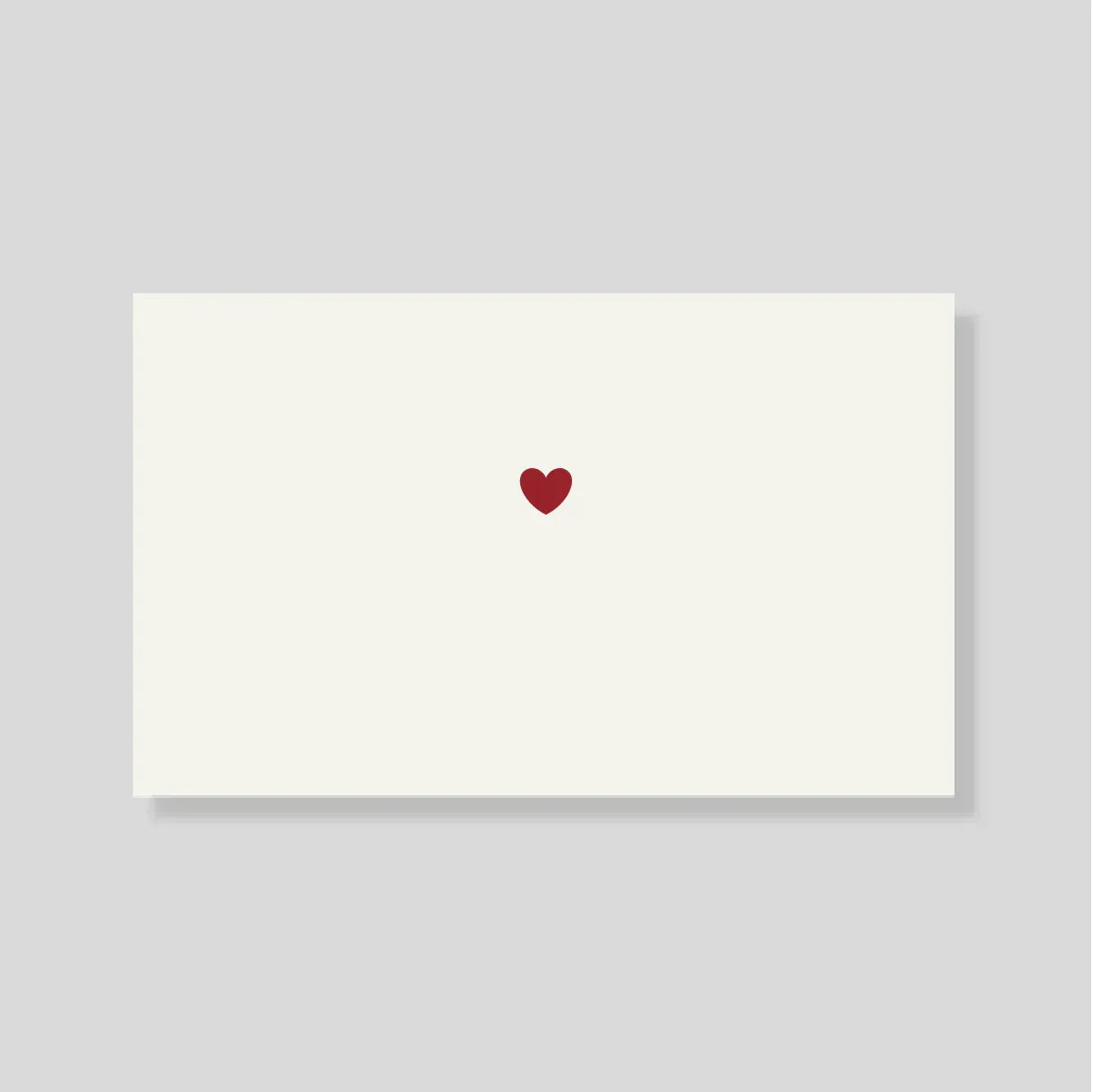 Tarjeta Personal Love colores
