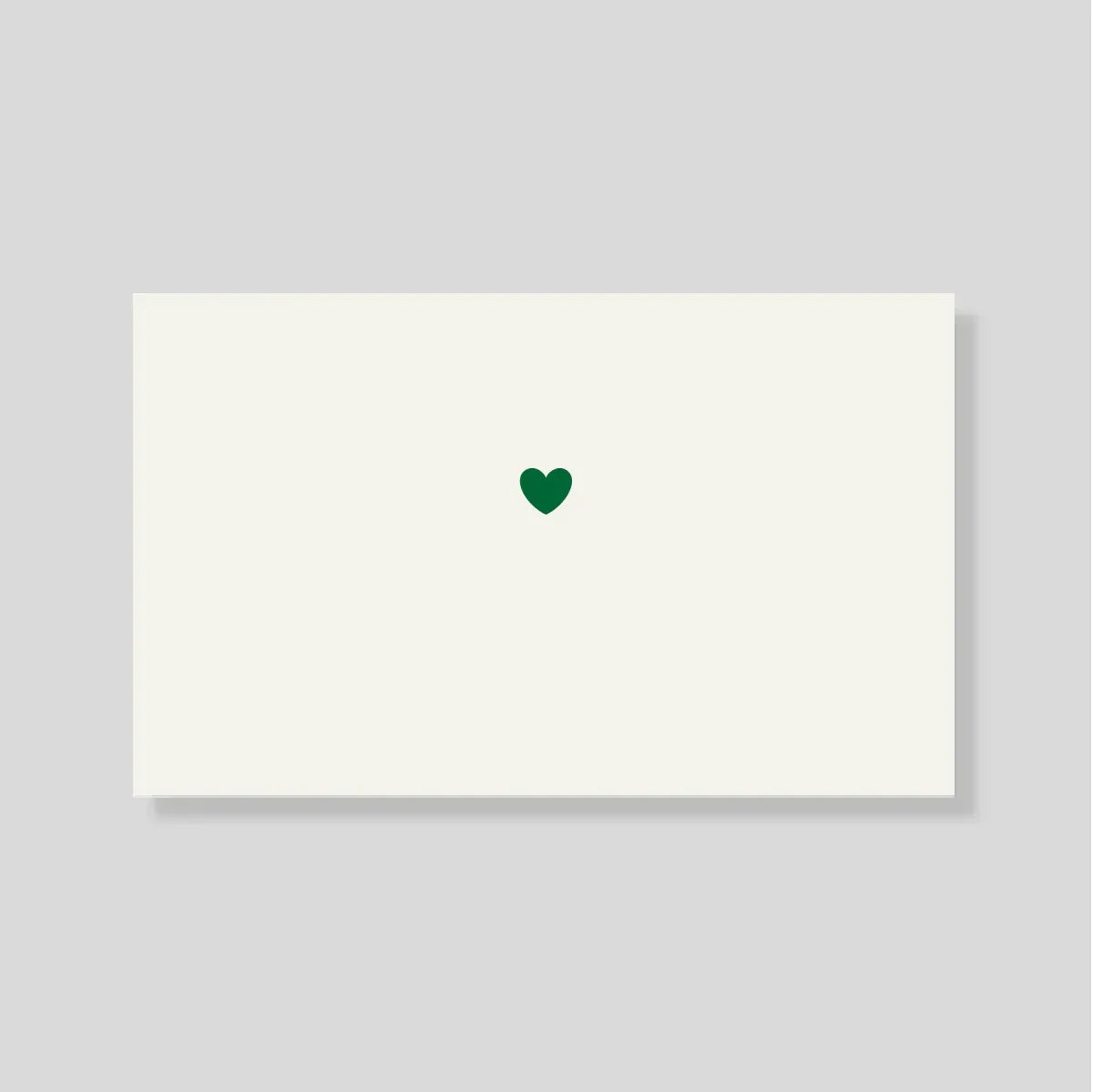 Tarjeta Personal love con sobre