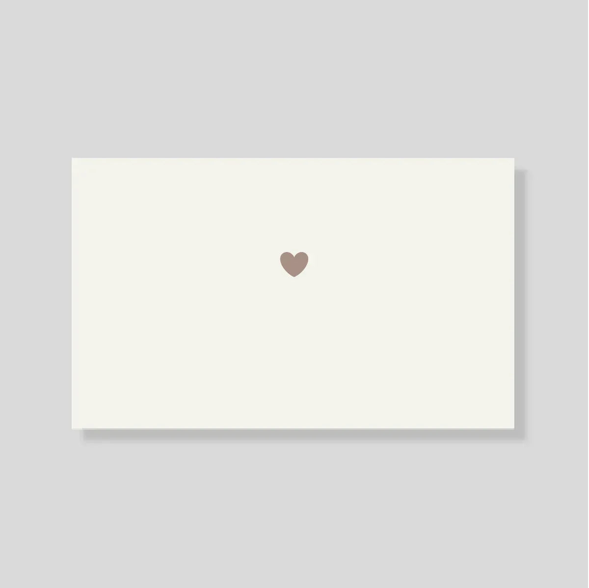 Tarjeta Personal love con sobre