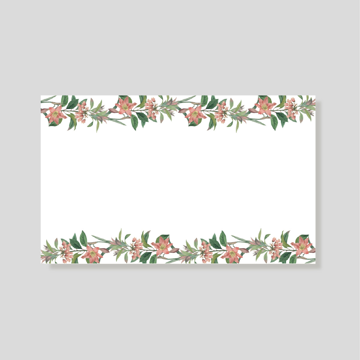 Tarjeta Personal Rosado (Horizontal)