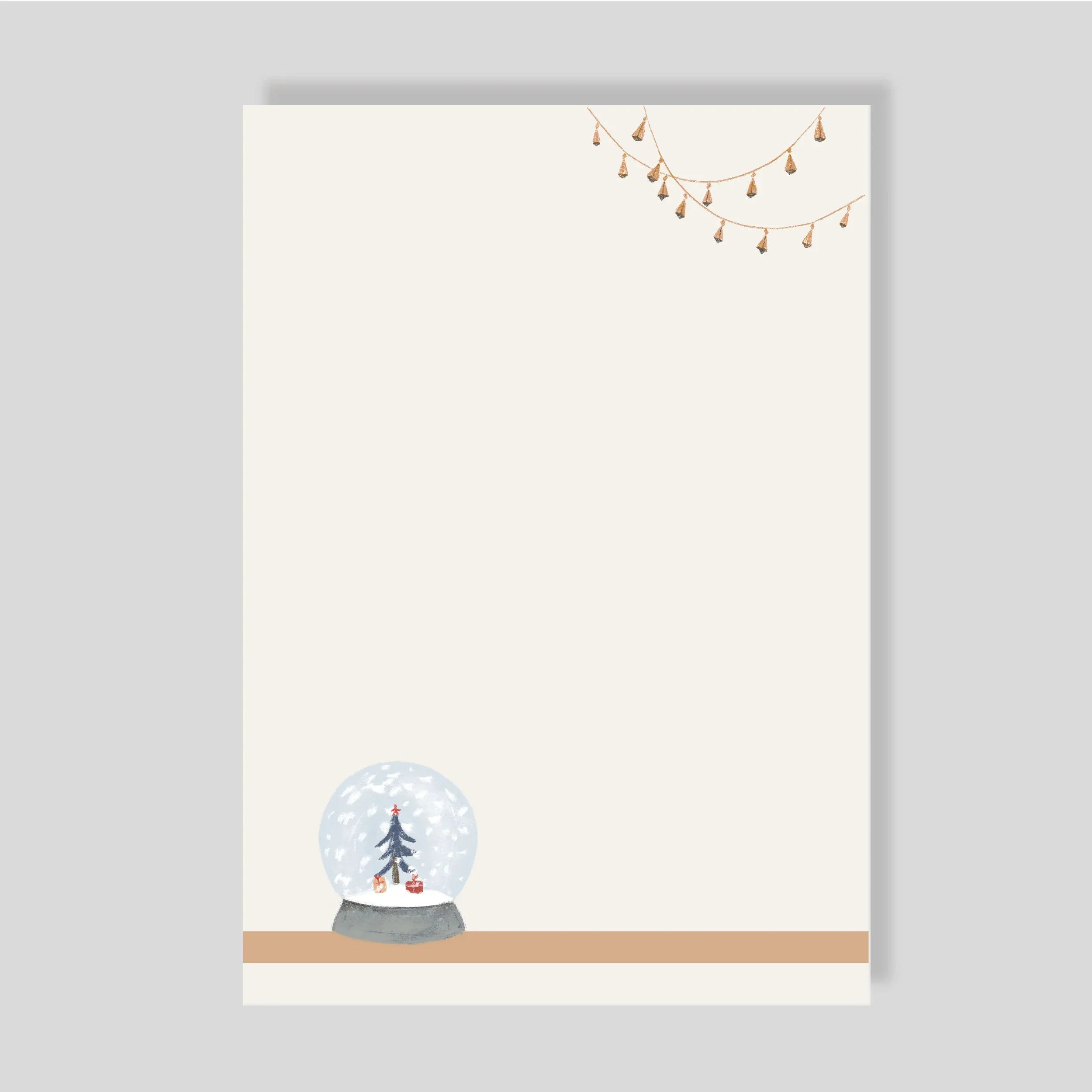 TARJETON XL KRAFT X-MAS