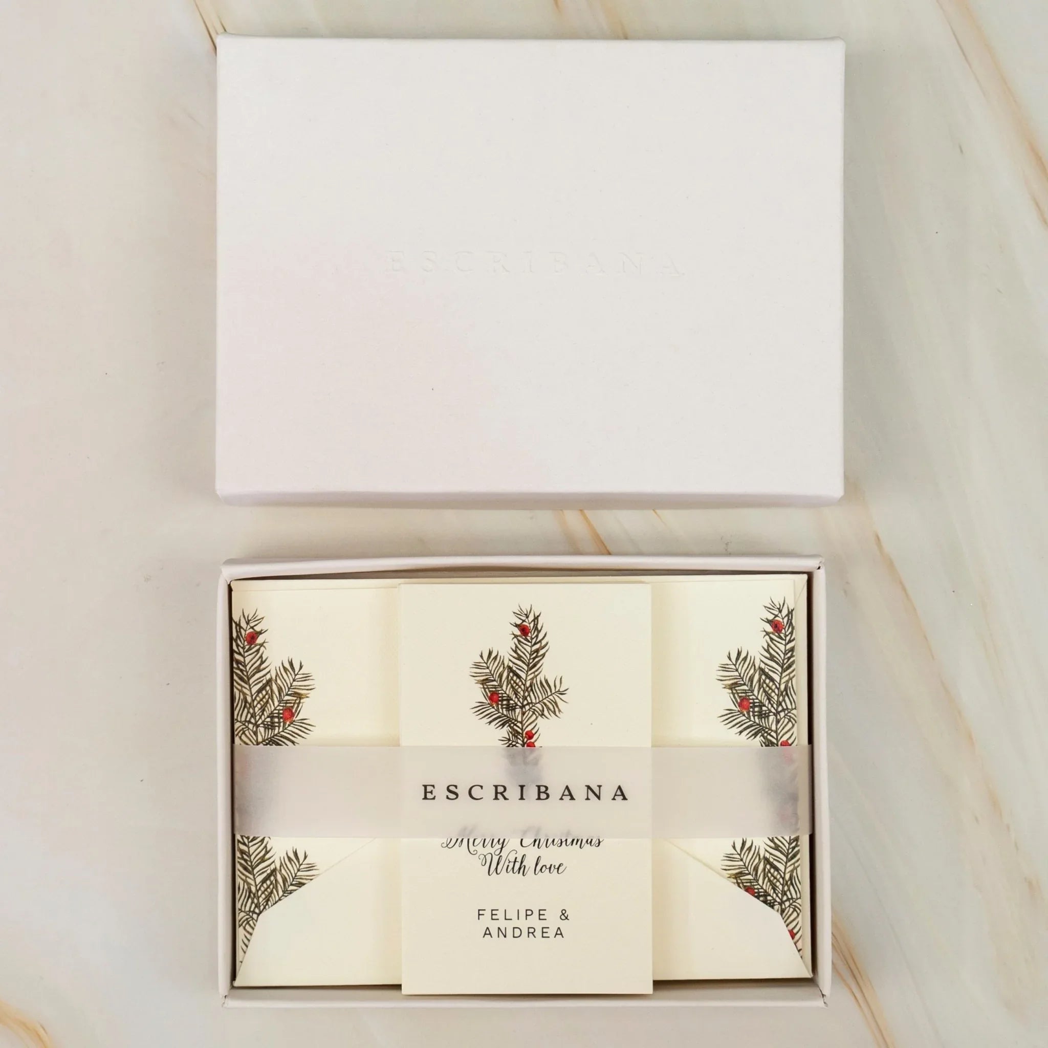 Caja Pequeña Espiga X-MAS - Escribana