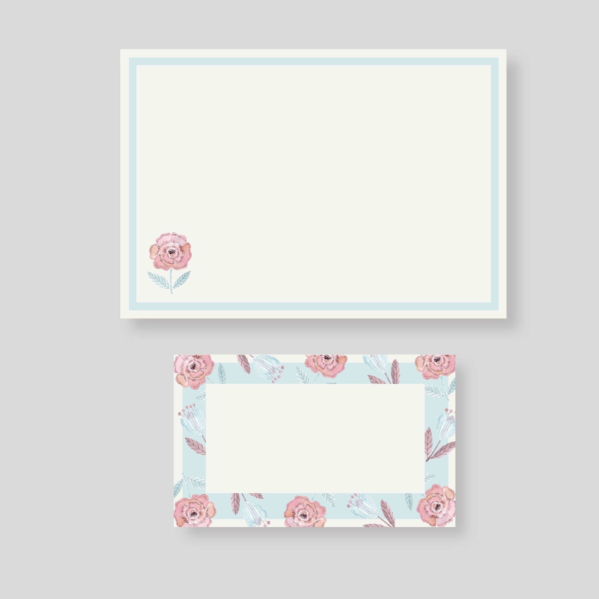 CAJA PEQUEÑA FLORES - Escribana