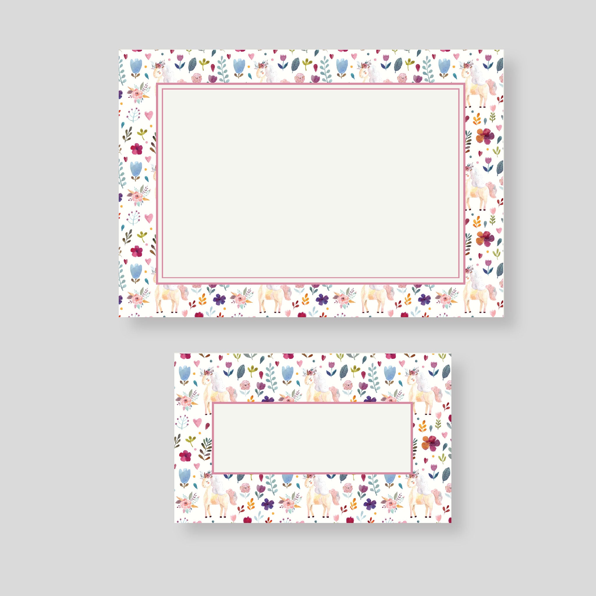 CAJA PEQUEÑA UNICORNIO - Escribana