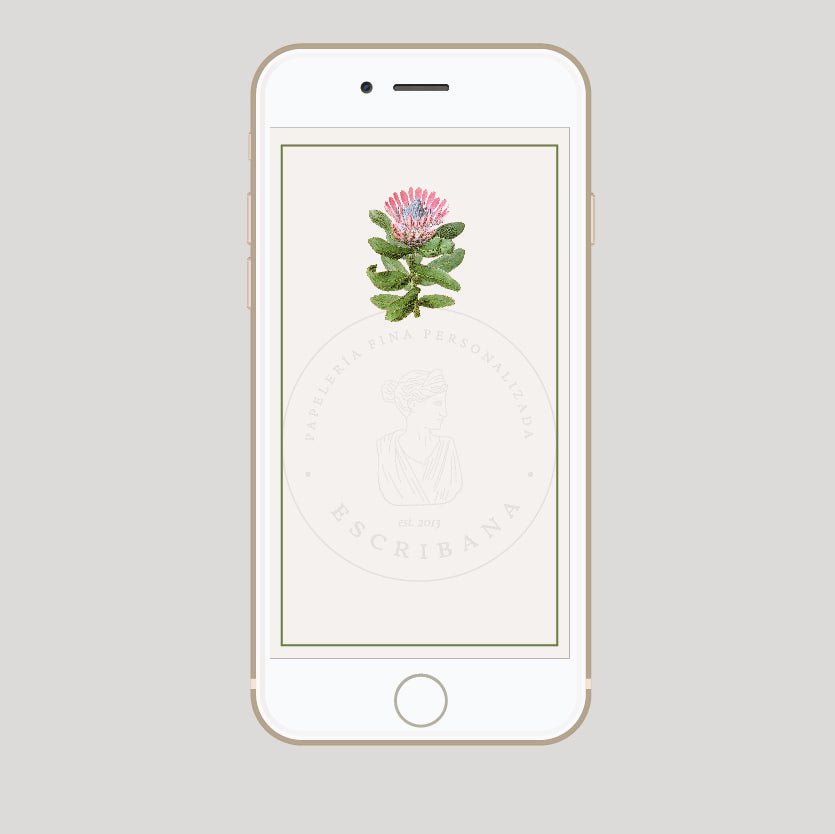 INVITACION DIGITAL PROTEA - Escribana