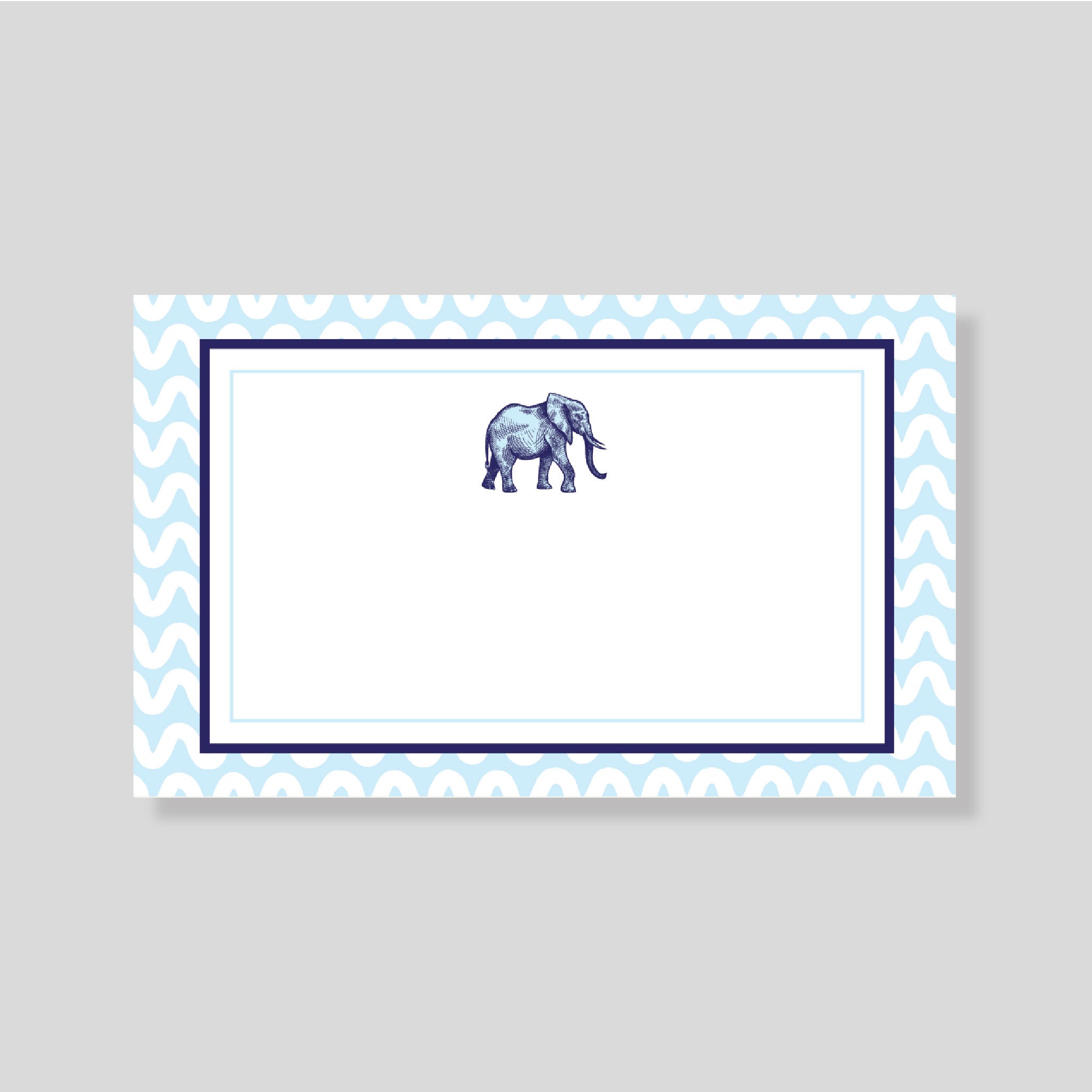 Tarjeta Personal Elefante - Escribana