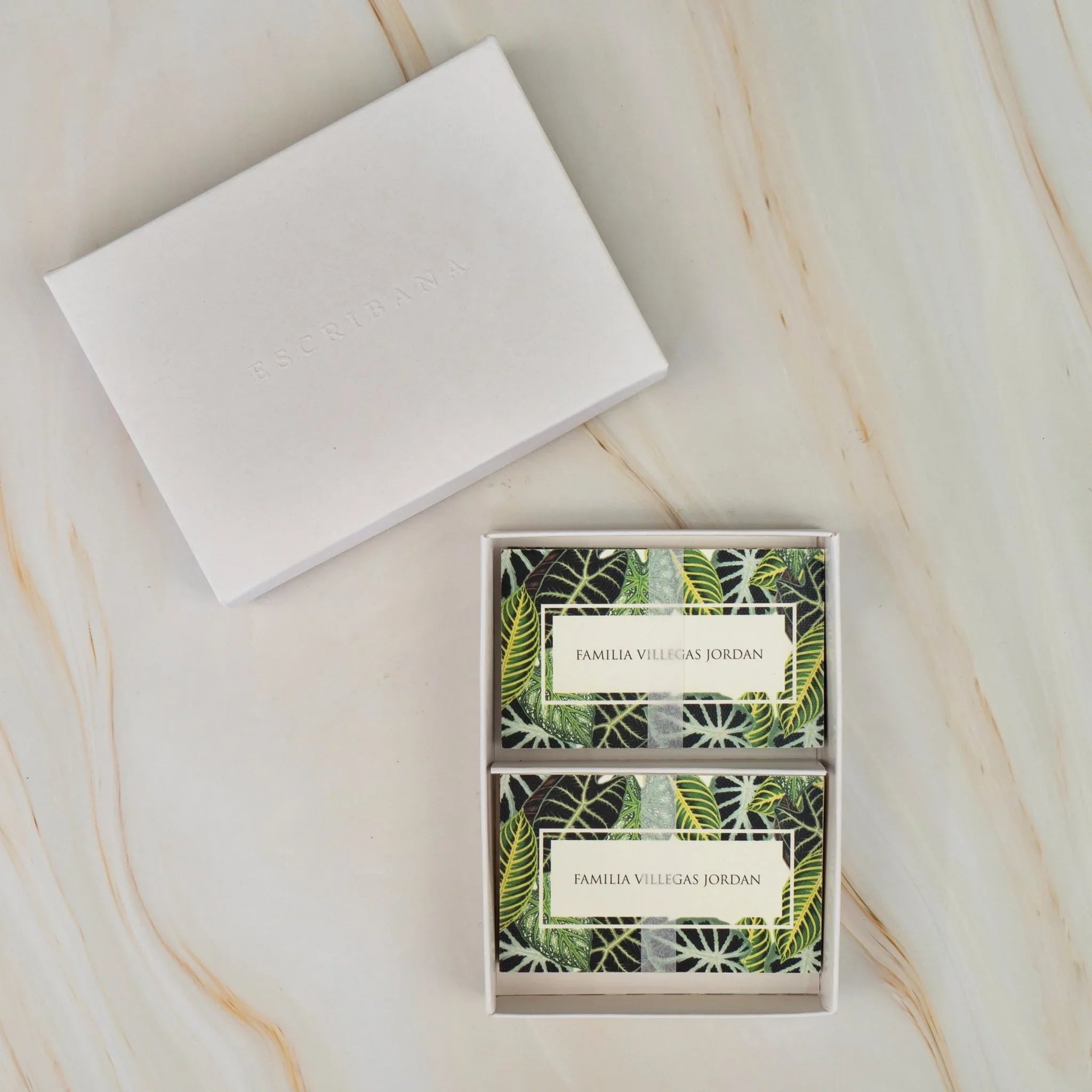 Tarjeta Personal Verde - Escribana