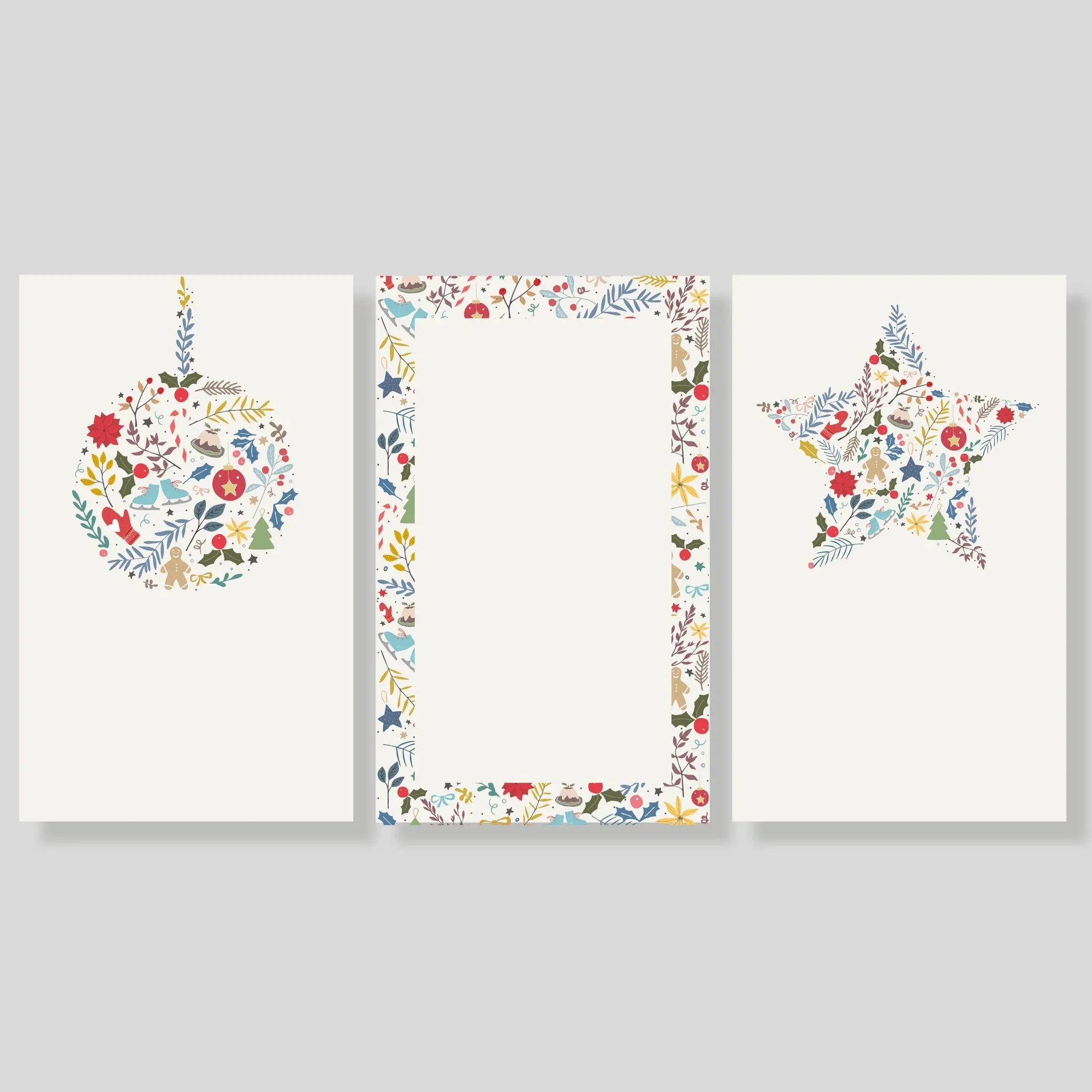 Tarjetas Happy X-MAS - Escribana
