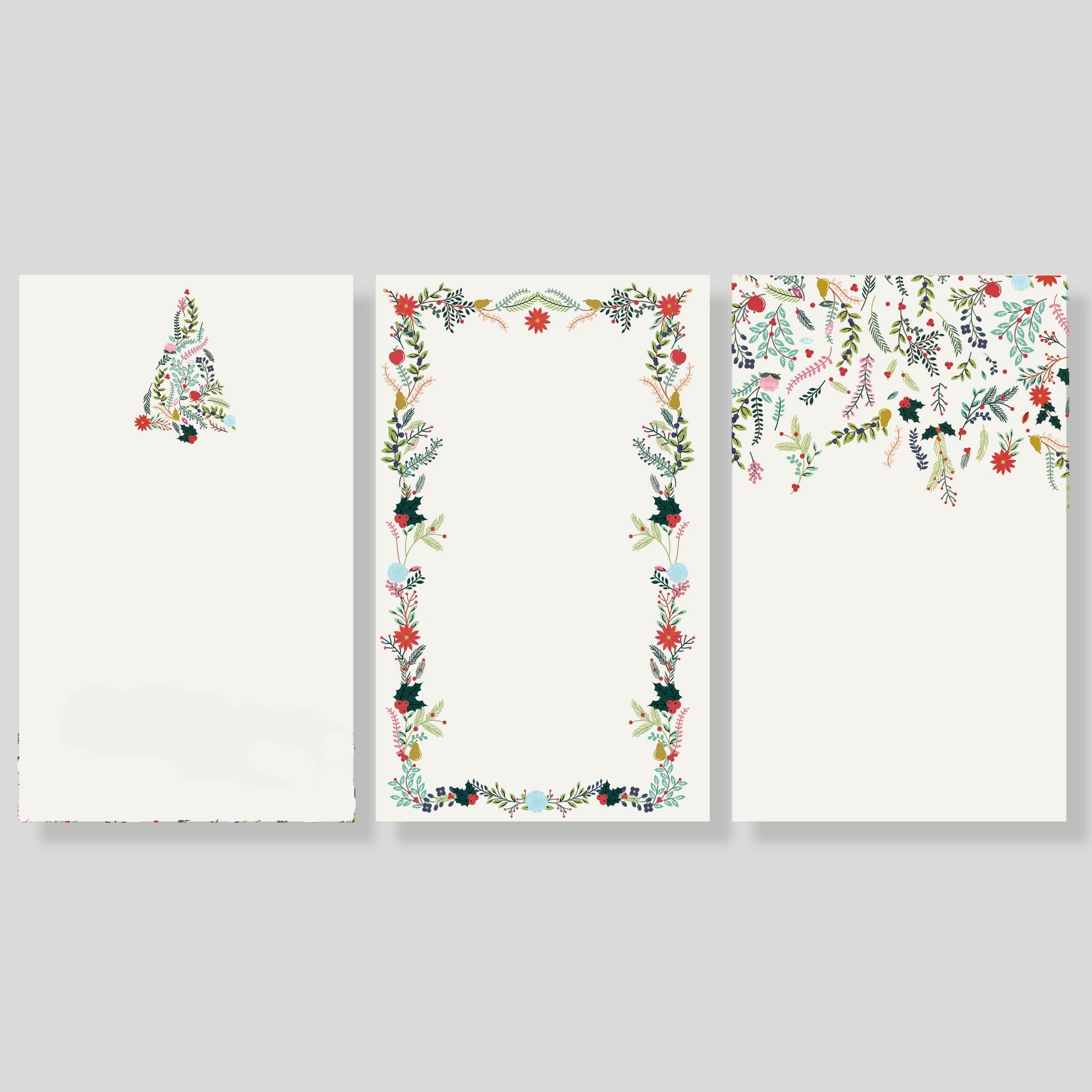 Tarjetas Jardín X-MAS - Escribana