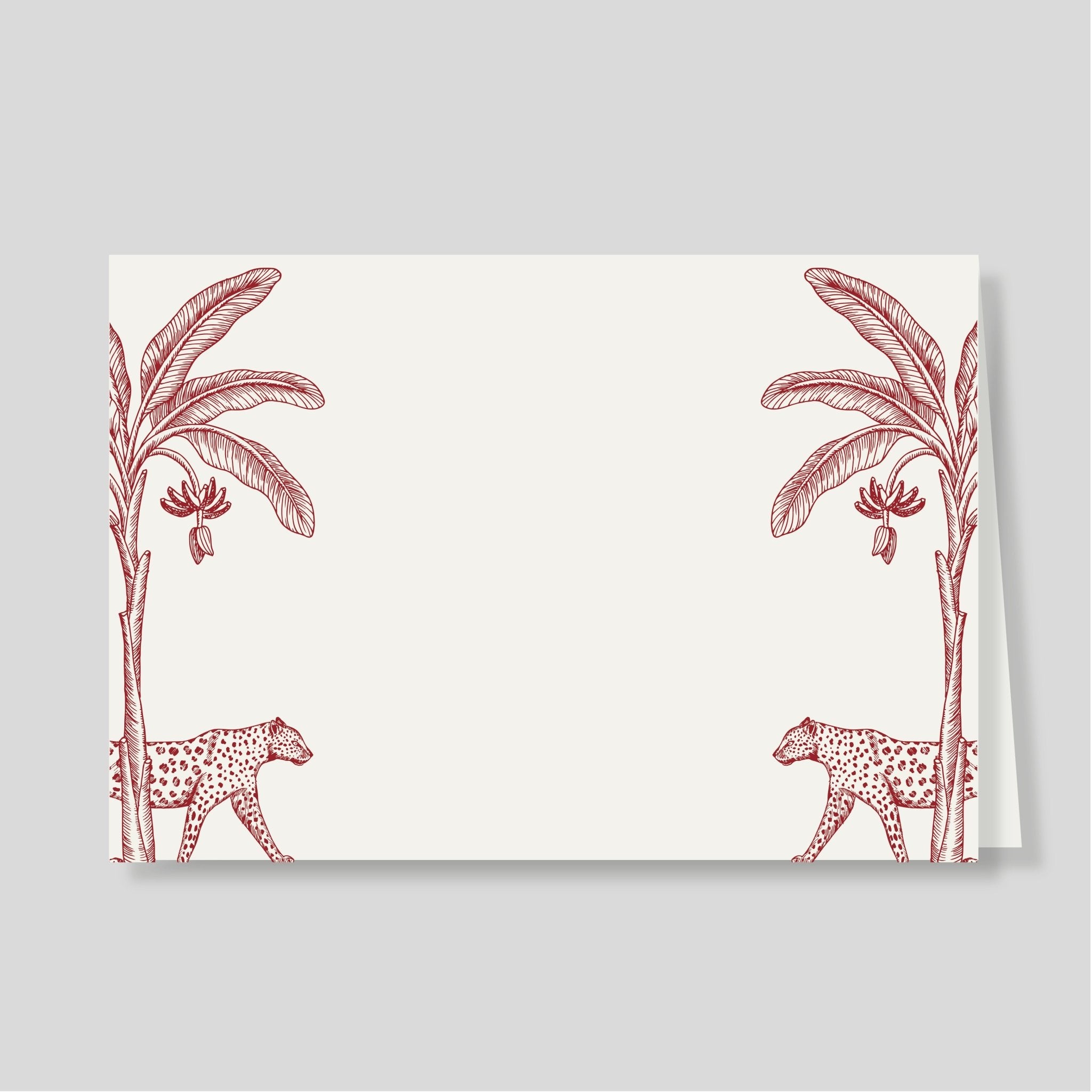 Tarjetón Doble Jaguar Colores - Escribana