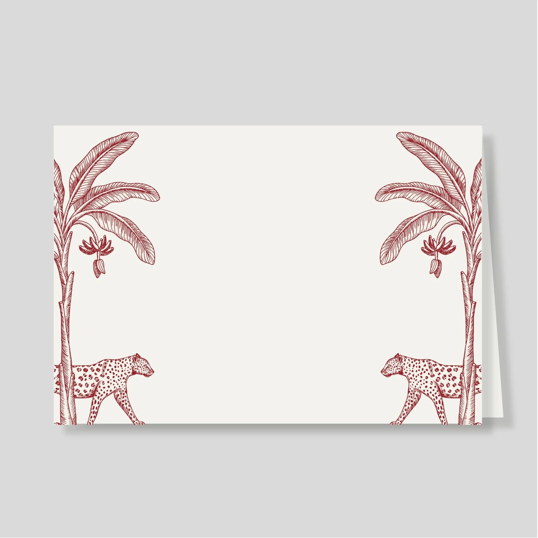 Tarjetón Doble Jaguar Colores - Escribana