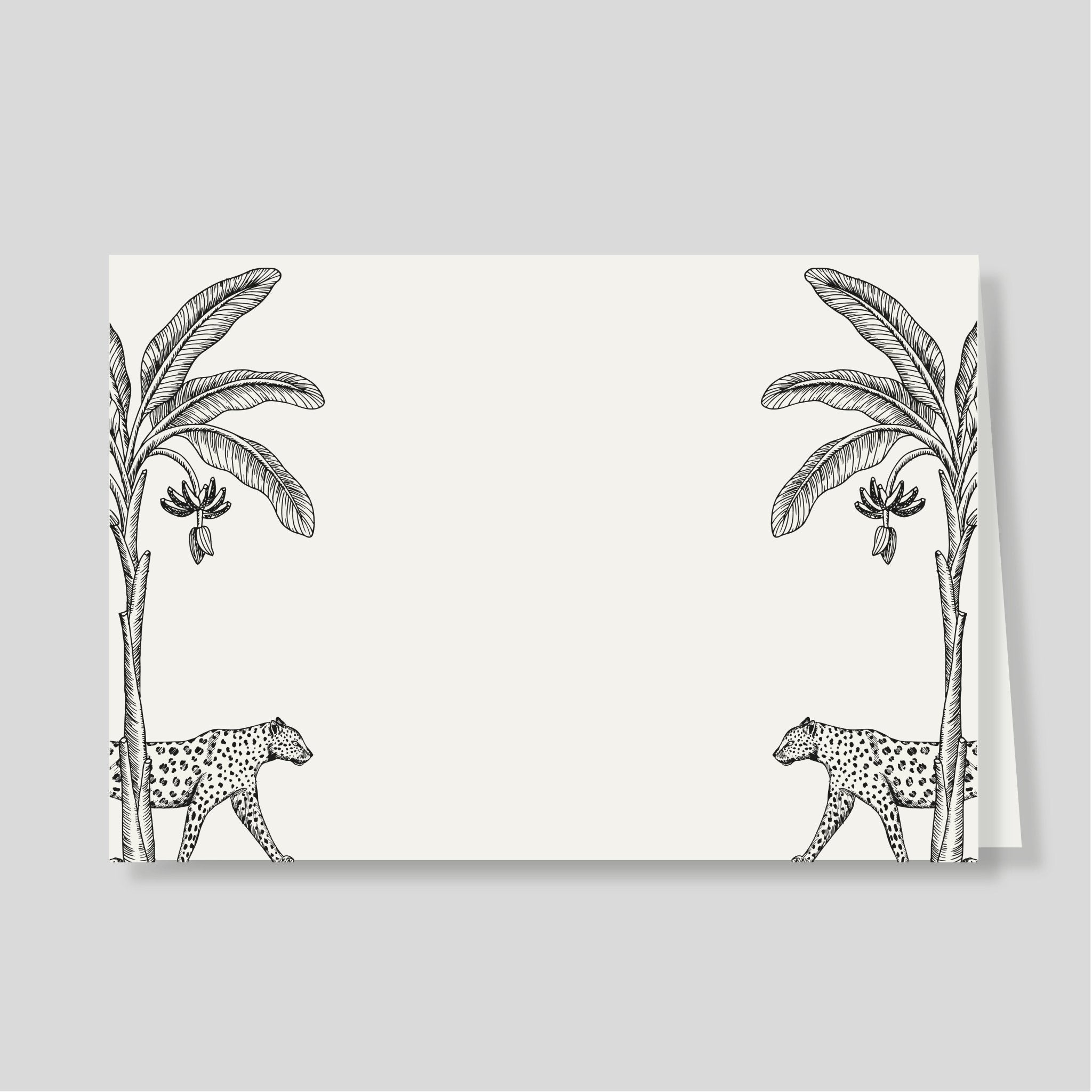 Tarjetón Doble Jaguar Colores - Escribana