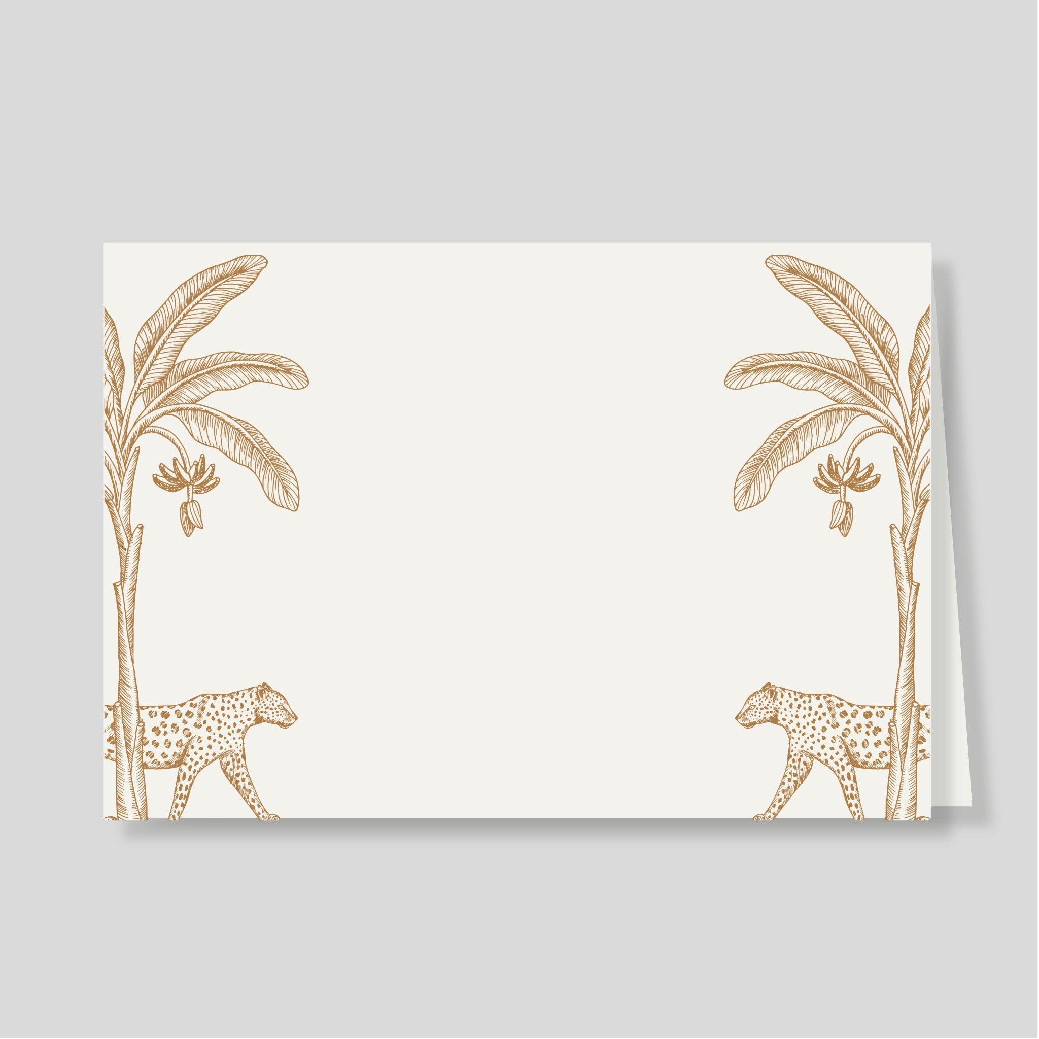 Tarjetón Doble Jaguar Colores - Escribana