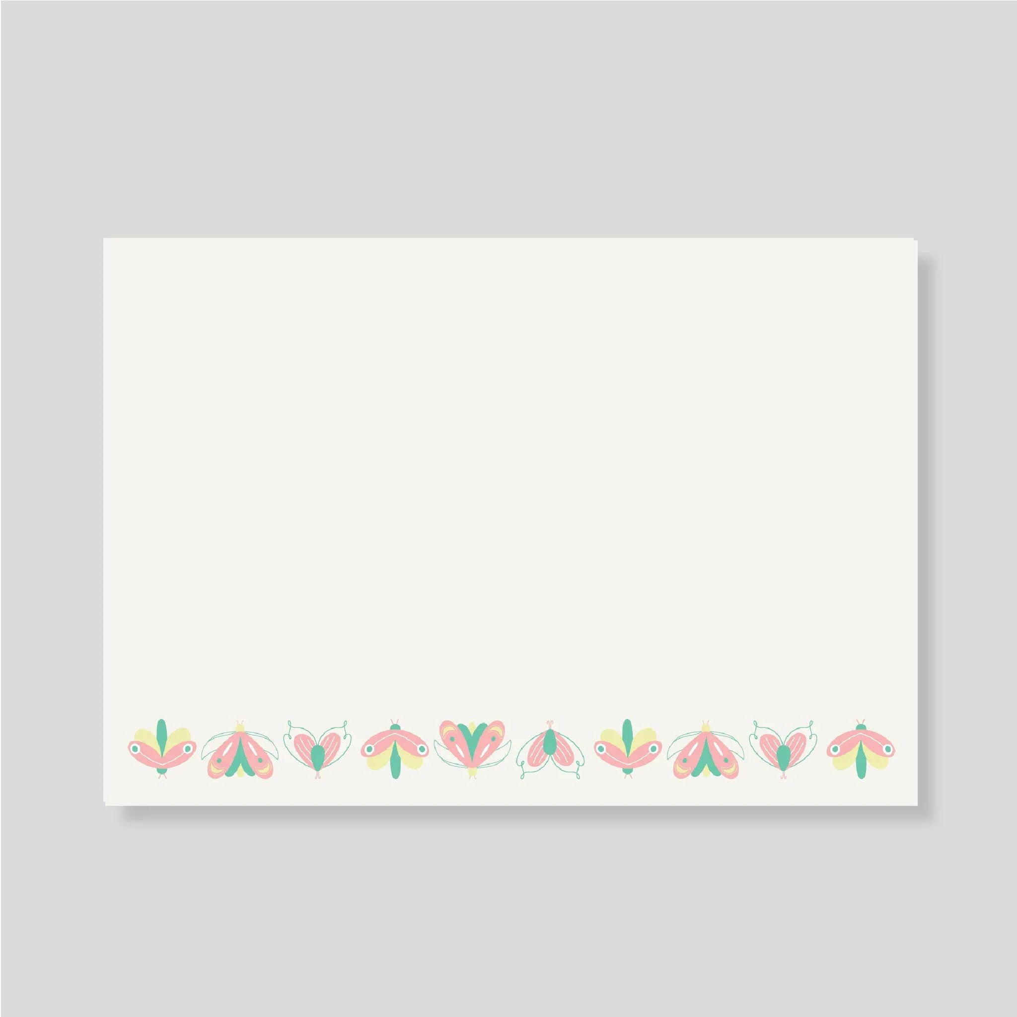 TARJETÓN MUSH MARIPOSAS - Escribana
