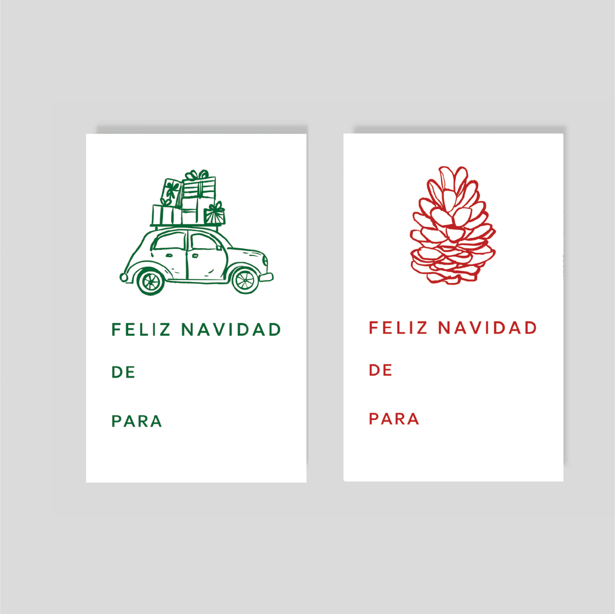 Tarjetas De / Para Listas para Llevar Trazos