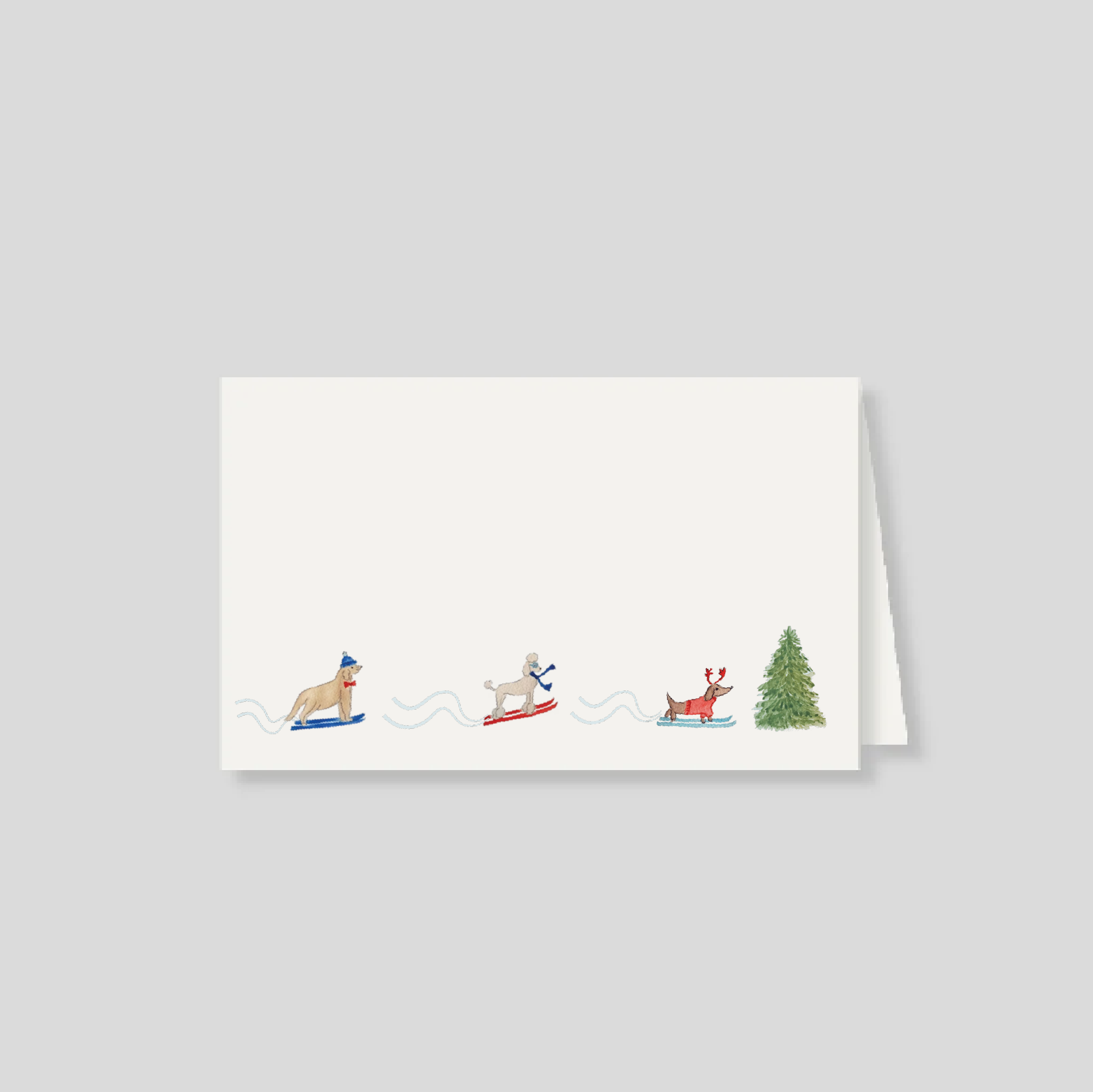 Notas dobles con sobre Trineo (listos para llevar)