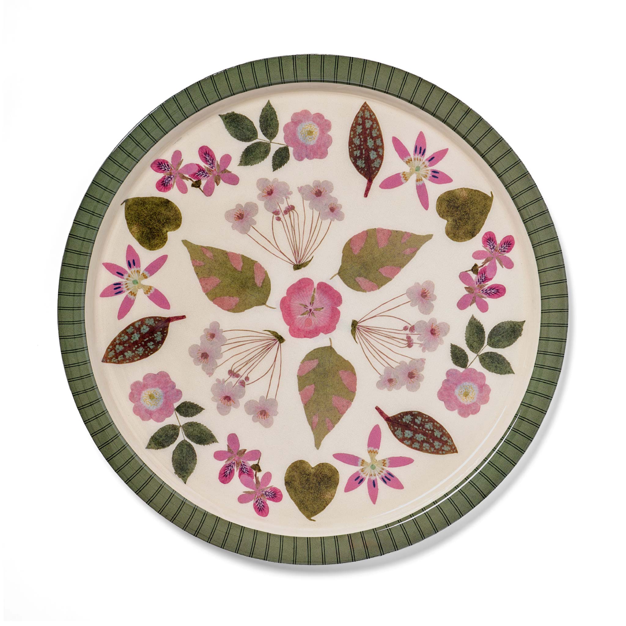 Bandeja esmaltada con borde ondulado – Festival of Flowers