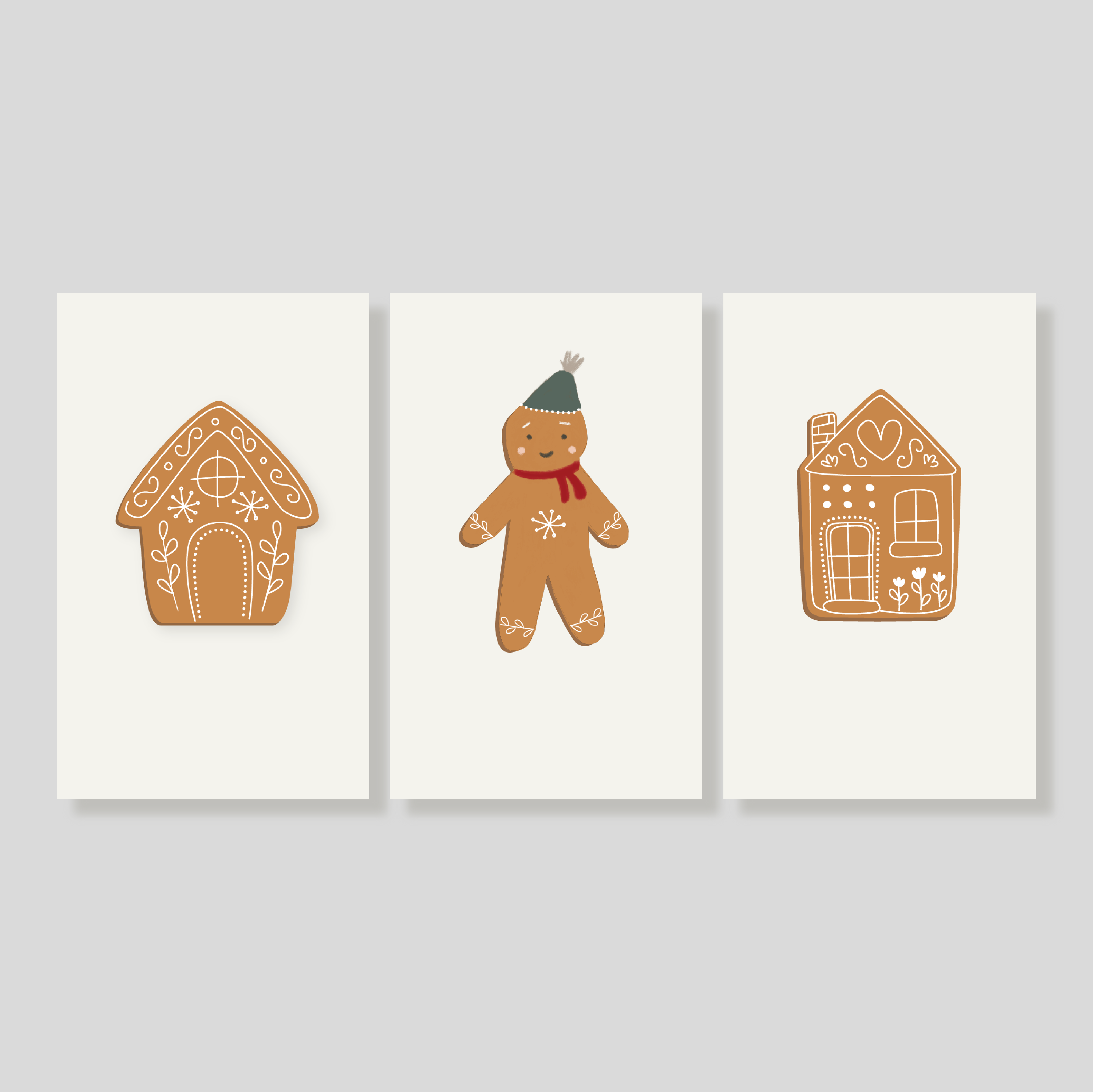 Tarjetas GINGERBREAD