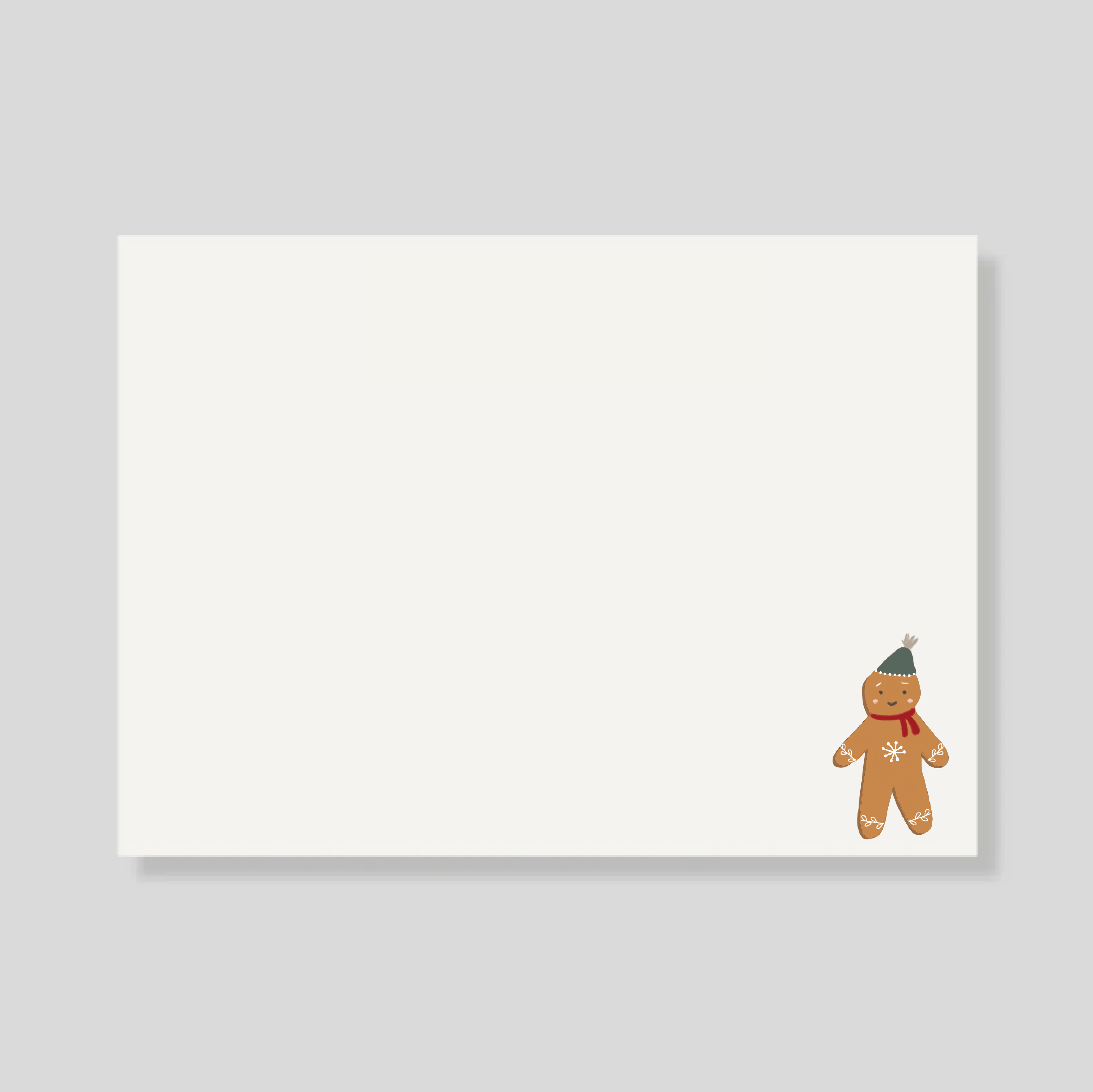 TARJETON XL Gingerbread