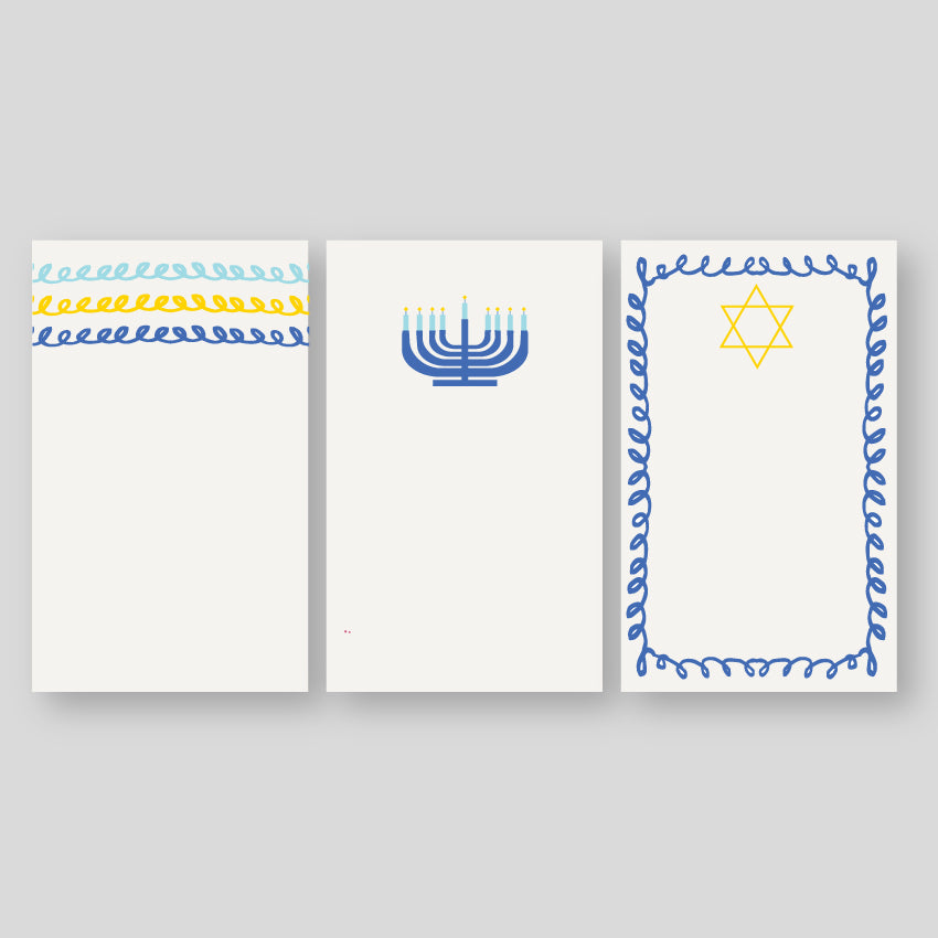 Tarjetas De / Para Hanukkah Doodles