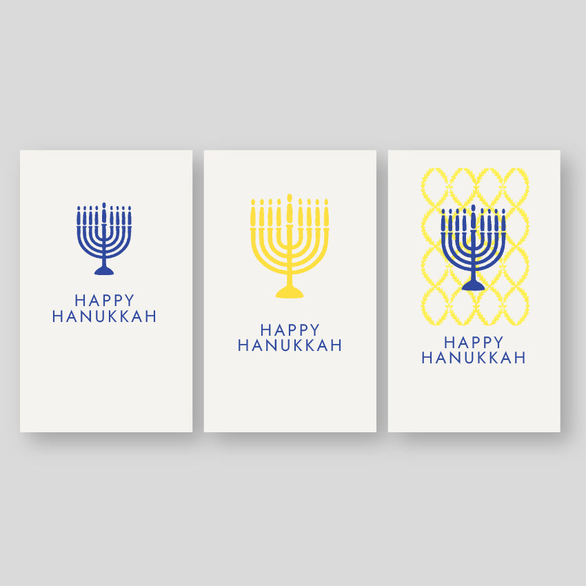 Tarjetas De / Para Hanukkah Patrón