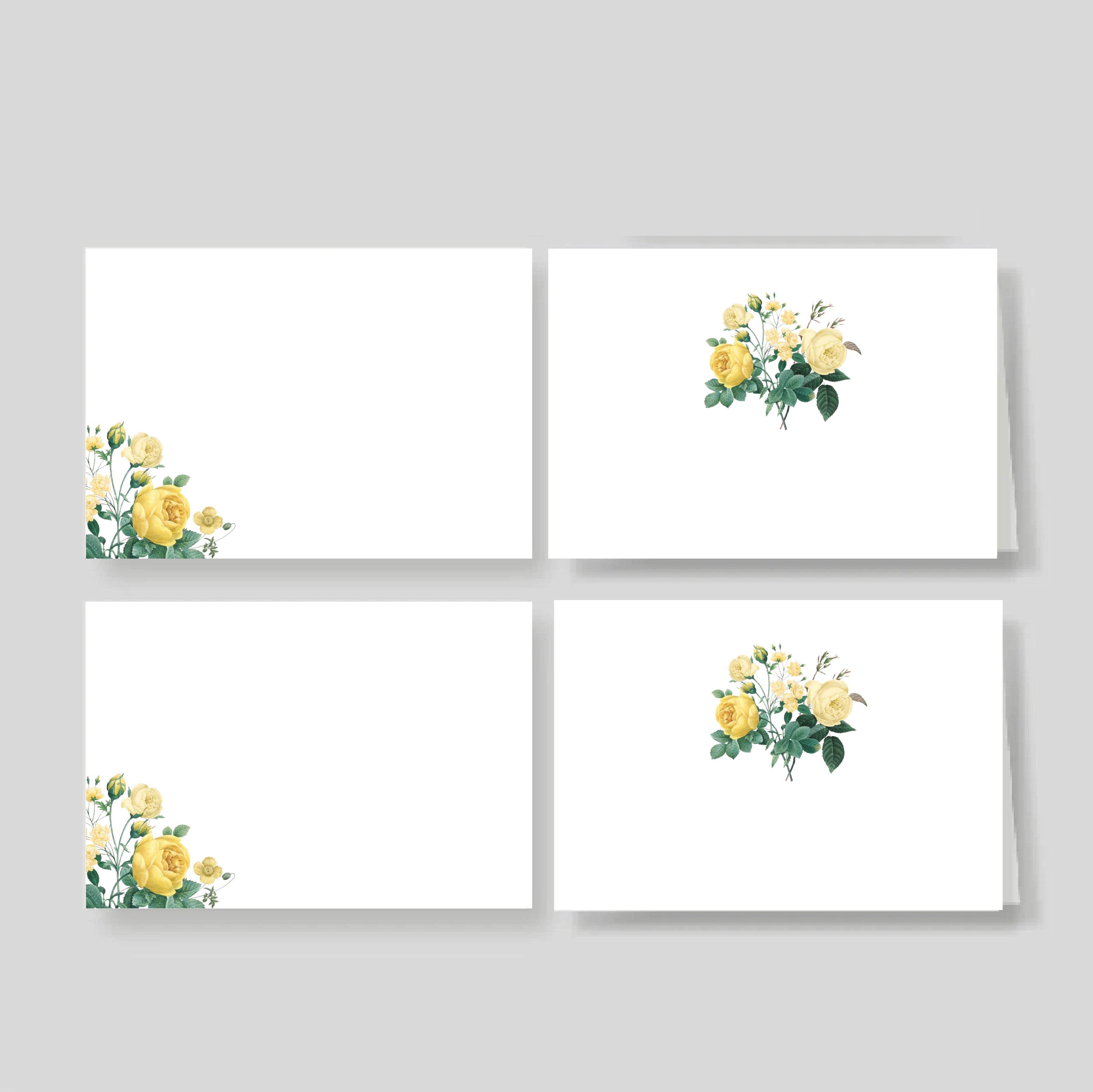 Caja Grande Luxe Golden Roses (80 Tarjetas)