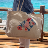 Tote Bag de Lona con Diseño Nido