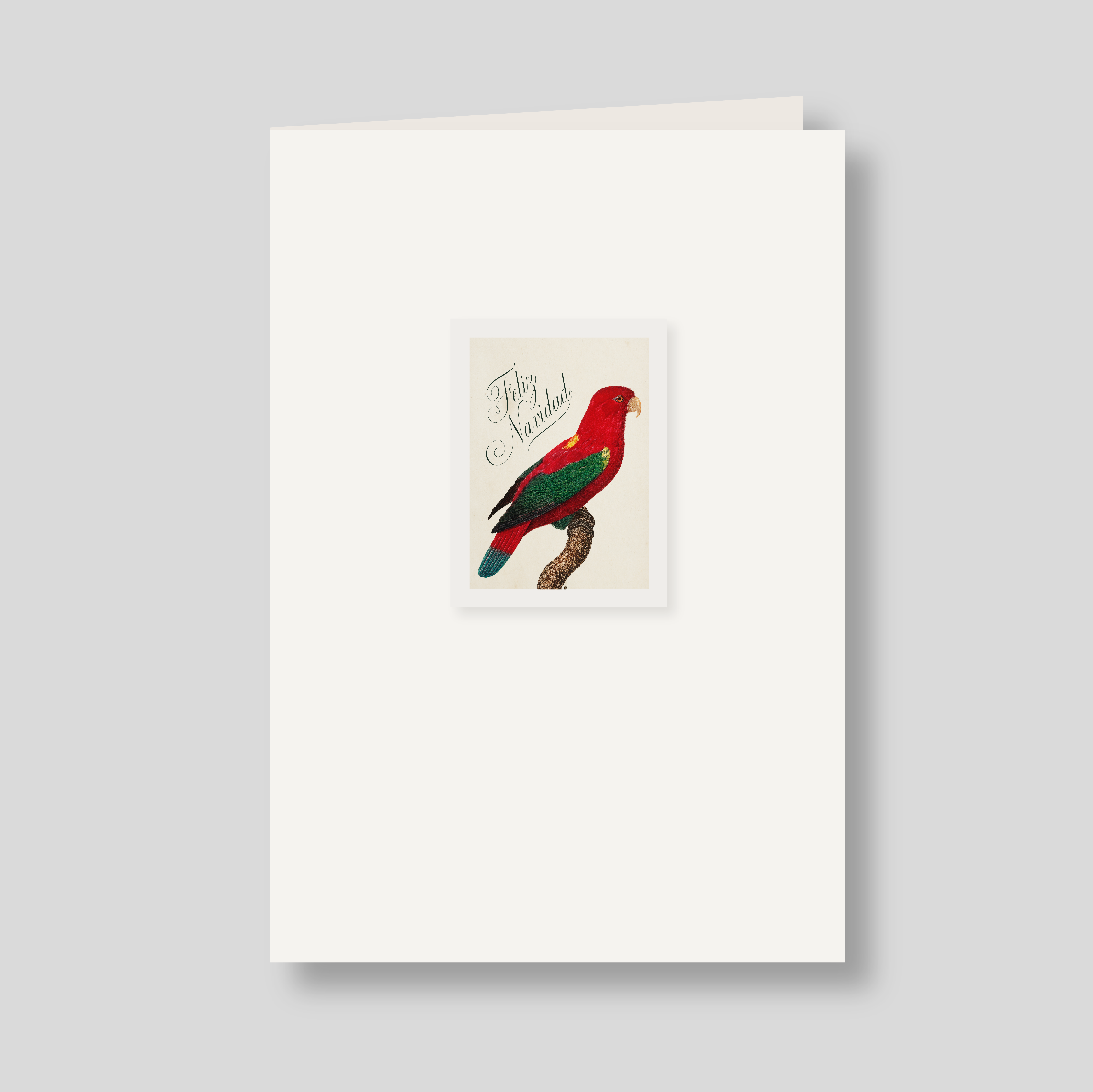 Tarjeton doble Navidad Aviario (listo para llevar)