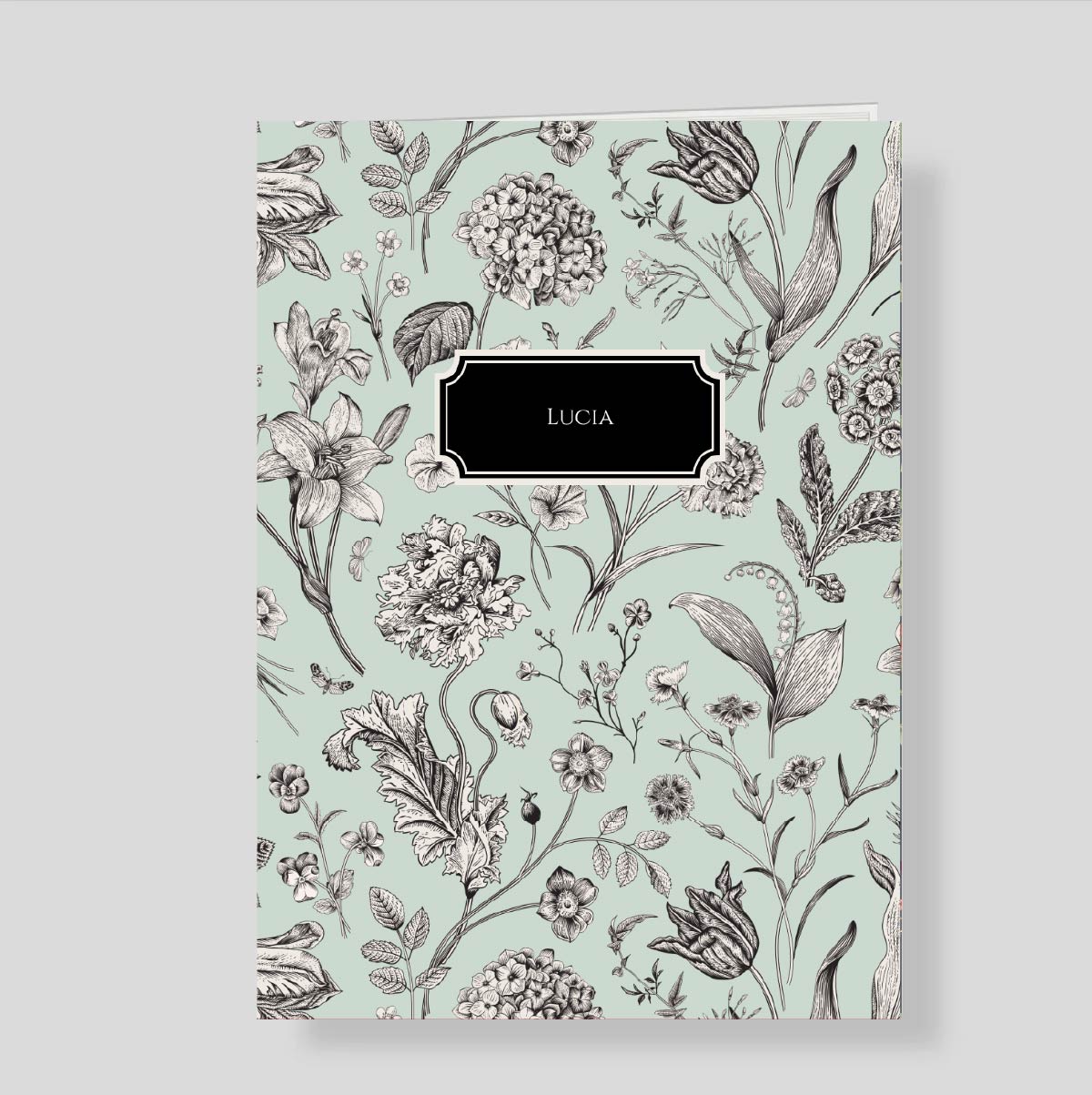 Cuaderno Florario : (POR LA NATURALEZA DEL PRODUCTO SE TOMAN 2 DÍAS HÁBILES ADICIONALES A NUESTRA PROMESA DE ENTREGA DE PAPELERÍA PERSONALIZADA)