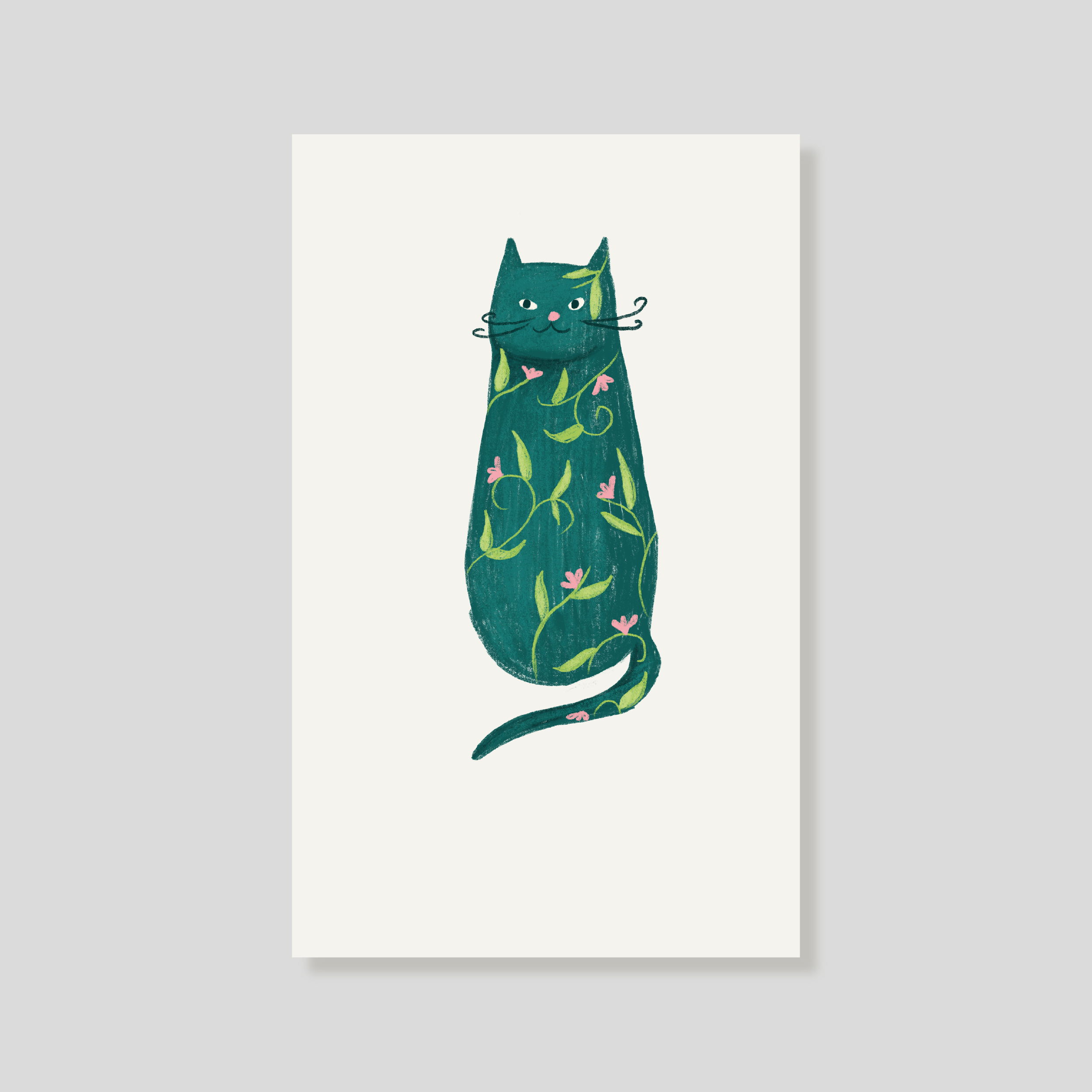 Tarjeta Personal  - Gato Jardín