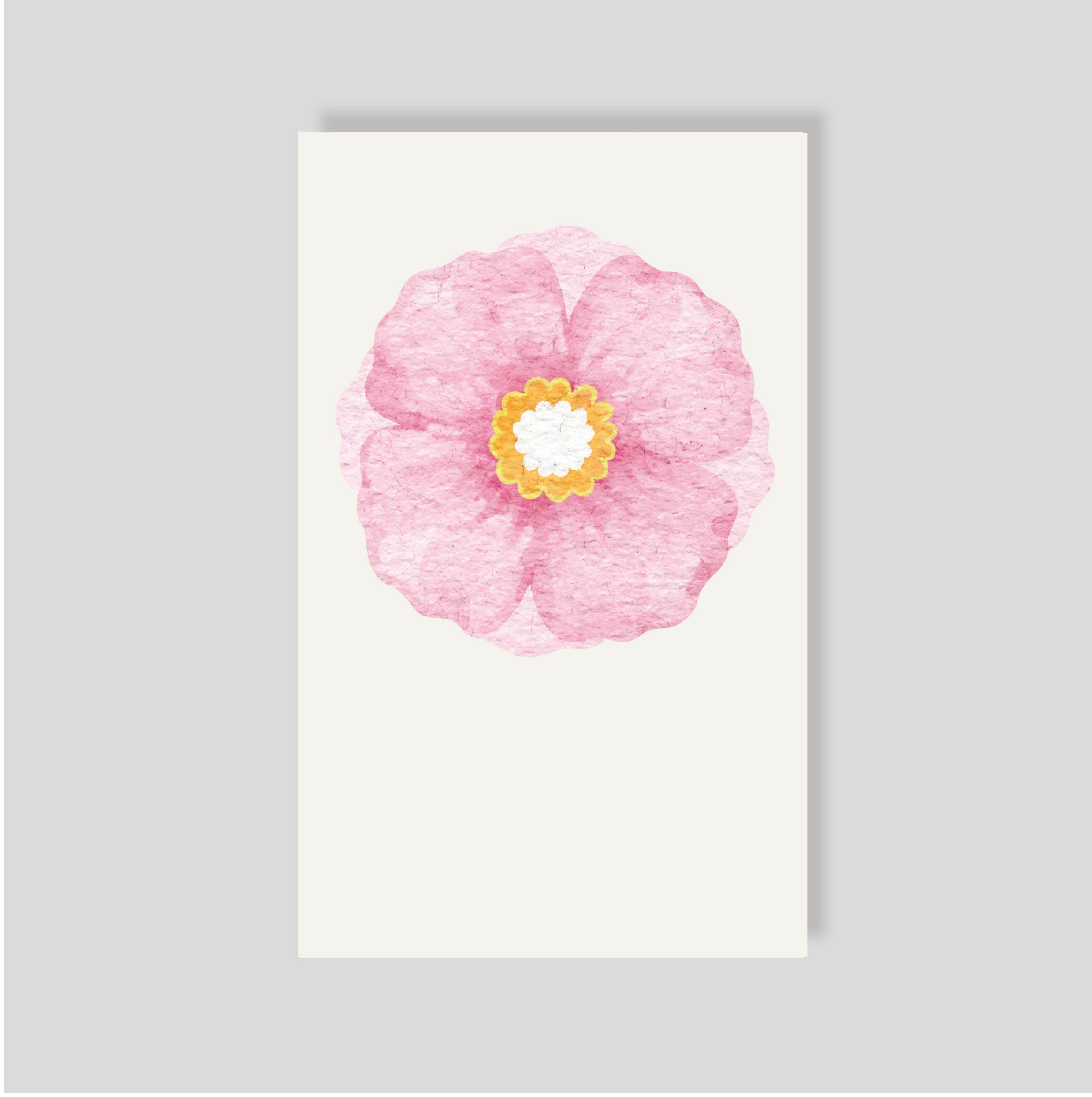 Tarjeta Personal Flores Pastel X1