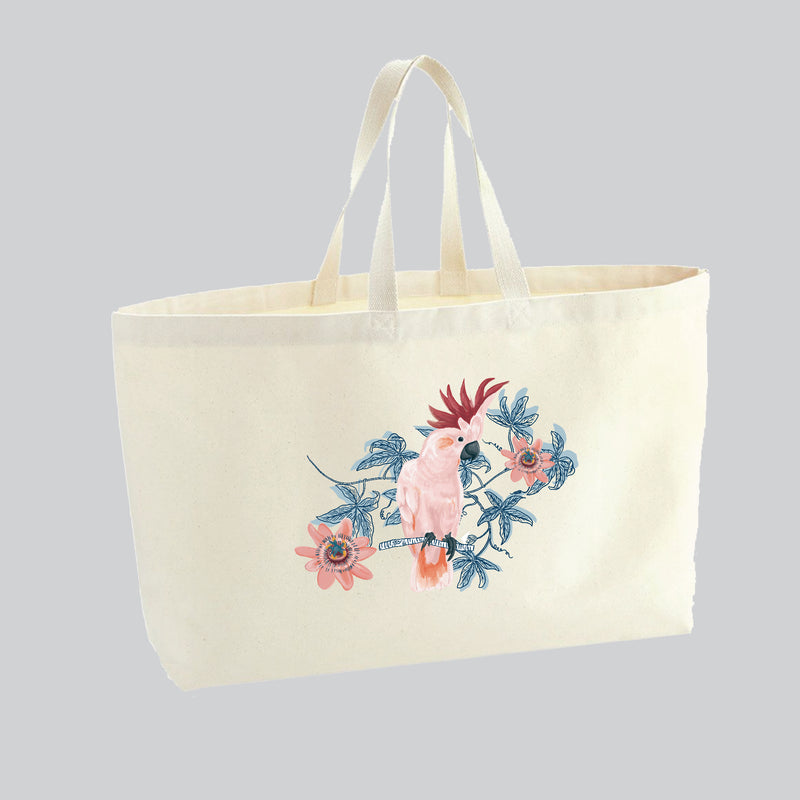 Tote Bag de Lona con Diseño Nido